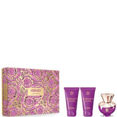 Versace Dylan Purple Femme 50ml EDP + 50ml Shower Gel + 50ml Body Lotion for Women Gift Set